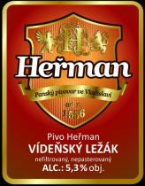 pivo Herman Vídenský ležák 12°