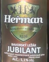 pivo Herman Jubilant - Svetlý Ležák 