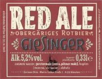pivo Giesinger Red Ale