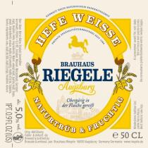 pivo Riegele Hefe Weisse