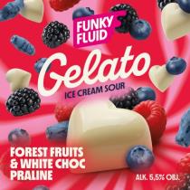 pivo Gelato: Forest Fruits & White Choc Praline