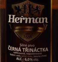 pivo Herman Cerná Trináctka