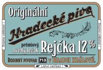 pivo Hradecké pivo Rejčka 12°
