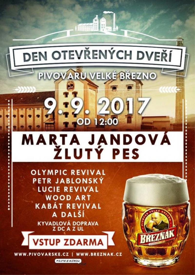 Den otevřených dveří pivovaru Velké Březno 2017 - upoutávka