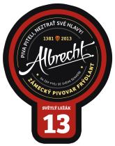 pivo Albrecht tmavé 13°