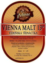 pivo Polivar Vienna Malt 13°