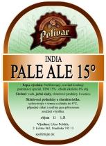 pivo Polivar India Pale Ale 15°