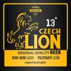 pivo Czech Lion polotmavý 13°