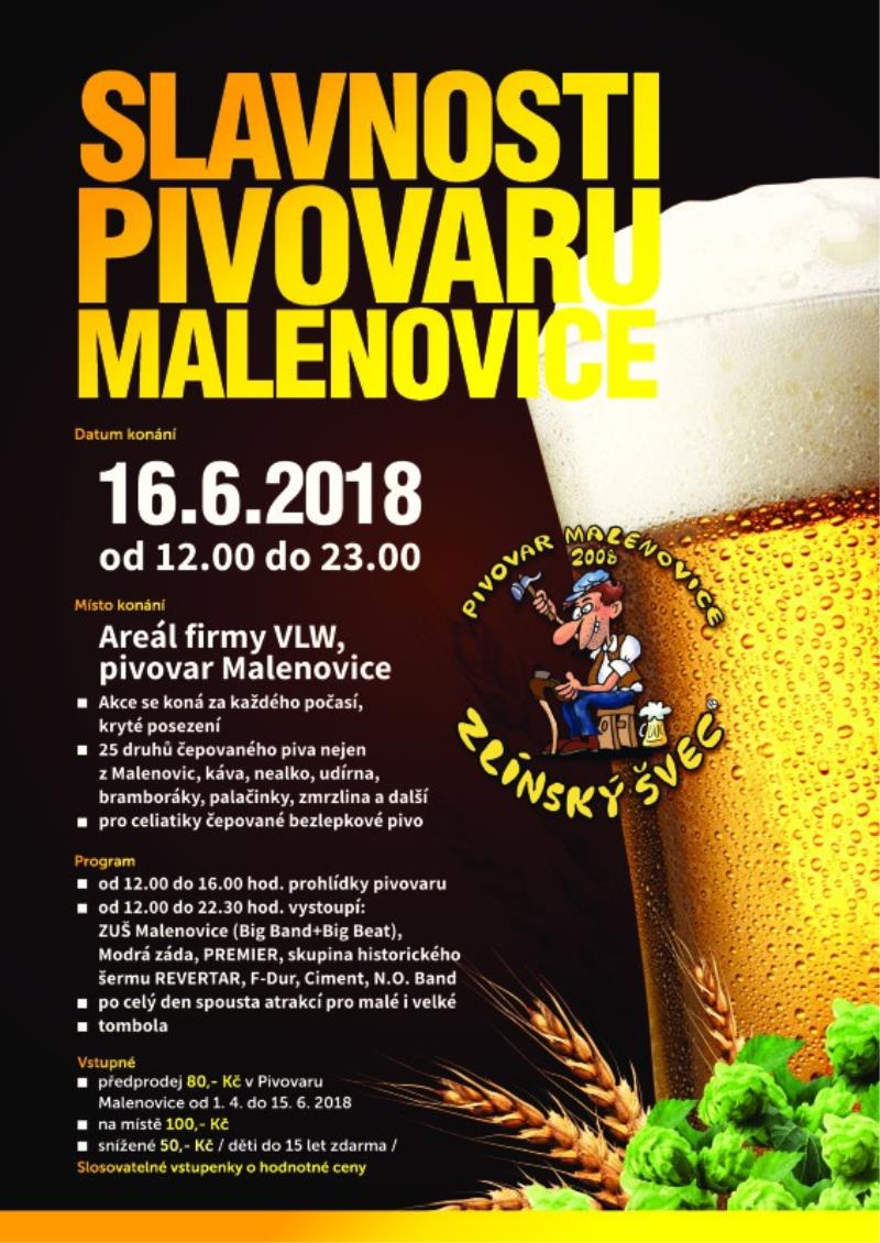 Slavnosti pivovaru Malenovice 2018 - upoutávka