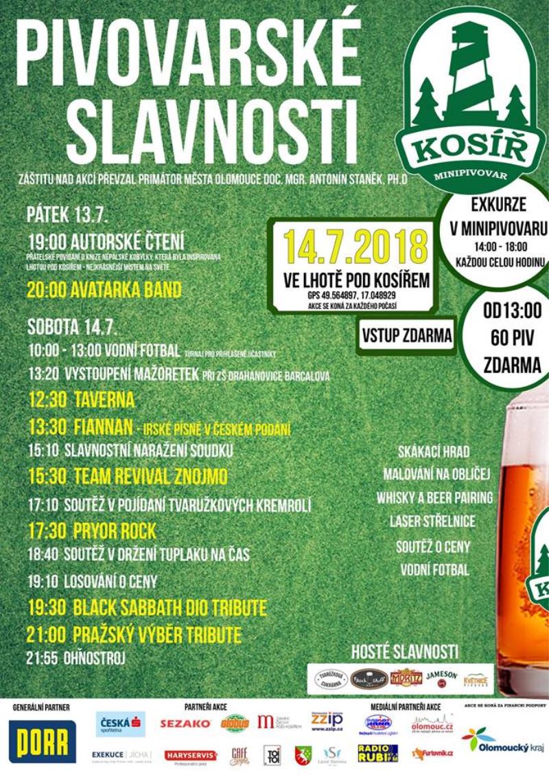 IV. Pivovarské slavnosti Kosíř 2018 - upoutávka