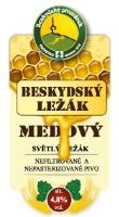 pivo Beskydský ležák medový 12°