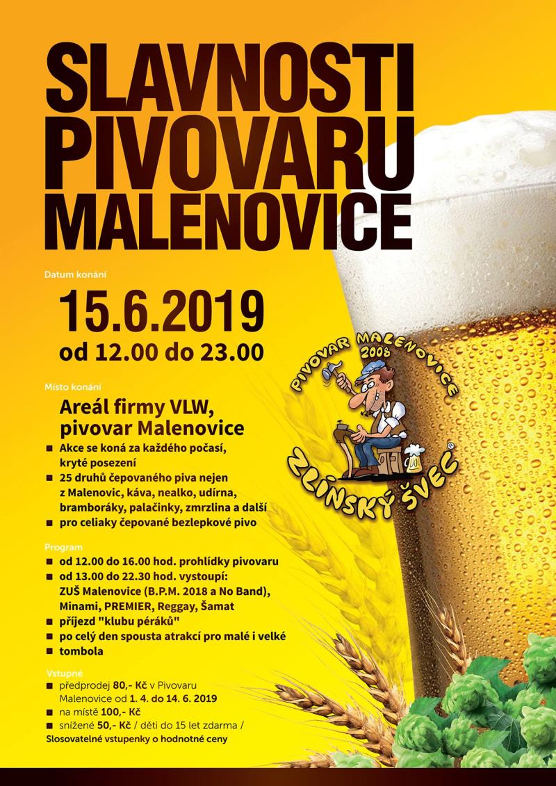 Slavnosti pivovaru Malenovice 2019 - upoutávka
