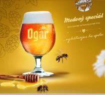 pivo Ogar Medový speciál 15°