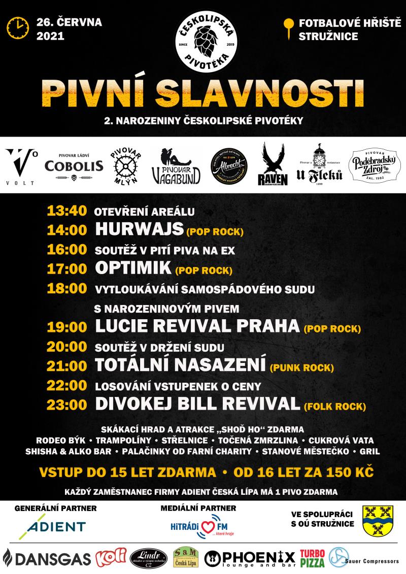 Pivní slavnosti 2021 a 2. narozeniny Českolipské pivotéky - upoutávka