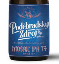 pivo Poděbradský Mosaic IPA 17