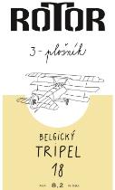 pivo Rotor 3-plošník - Belgický Tripel 18°