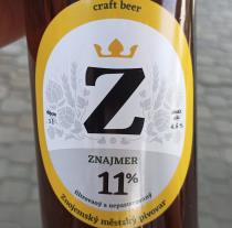 pivo Znajmer - světlý ležák 11°