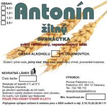 pivo Antonín Žitný 12°