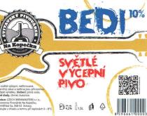pivo Bedi - Czech Pale Lager 10°