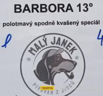 pivo Barbora - polotmavý speciál 13°