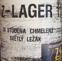 pivo Z-Lager světlý ležák 11°