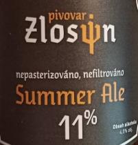 pivo Zlosin Summer Ale 11°