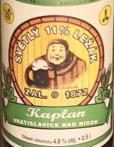 pivo Kaplan - světlý ležák 11°