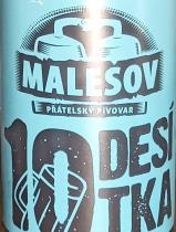 pivo Malešov Desítka 10°