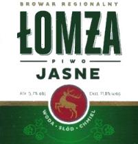 pivo Łomża Jasne - světlý ležák 11°