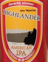 pivo Horác Highlander American IPA