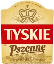 pivo Tyskie Pszenne - pšeničné 11°