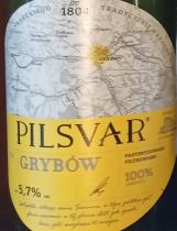pivo Pilsvar Grybów - světlý ležák 