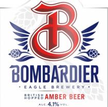 pivo Bombardier Amber Beer