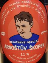 pivo Arnoštův Škopek - polotmavý ležák 11°