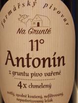 pivo Antonín z Gruntu - světlý ležák 11°