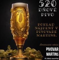 pivo Martins 520 Dňové Pivo - světlé výčepní 10°