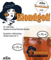 pivo Blondgott - světlý ležák 12°